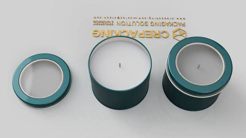 Candle vessel, or be a gift box with transparent window